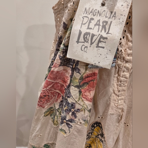 RARE Magnolia Pearl Eyelet Avril Tank Dress 1218 - Picture 3 of 13